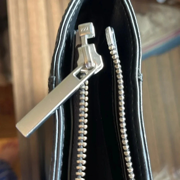 Danier black large stud, tote bag, leather edgy streetwear office. laptop. - Picture 10 of 17